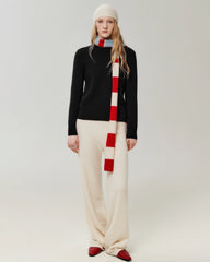 100% Cashmere Basic Crew Neck Pullover