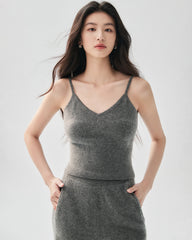 100% Cashmere Camisole and Wide Leg Pants