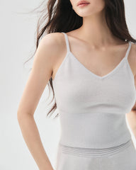 100% Cashmere Camisole and Wide Leg Pants