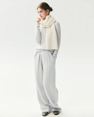 100% Cashmere Classic Knit Scarf