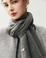 100% Cashmere Classic Knit Scarf