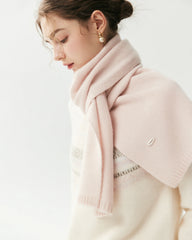 100% Cashmere Classic Knit Scarf