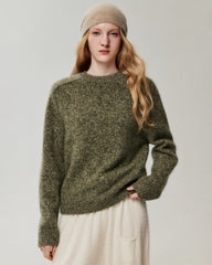 100% Cashmere Oversized Saddle Shoulder Sweater