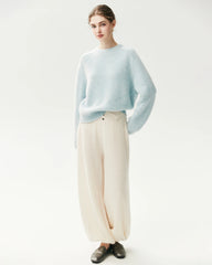 100% Cashmere Oversized Saddle Shoulder Sweater