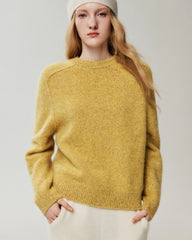 100% Cashmere Oversized Saddle Shoulder Sweater