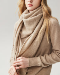 100% Pure Cashmere Triangle Scarf
