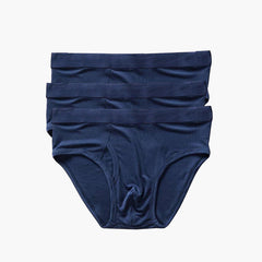 100% Silk Knit Men's Briefs for Men 3Pcs