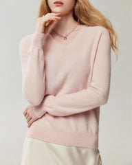 100% Cashmere V-Neck Sweater