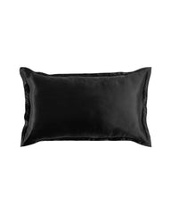 19 Momme Mulberry Silk Oxford Pillowcase, Black