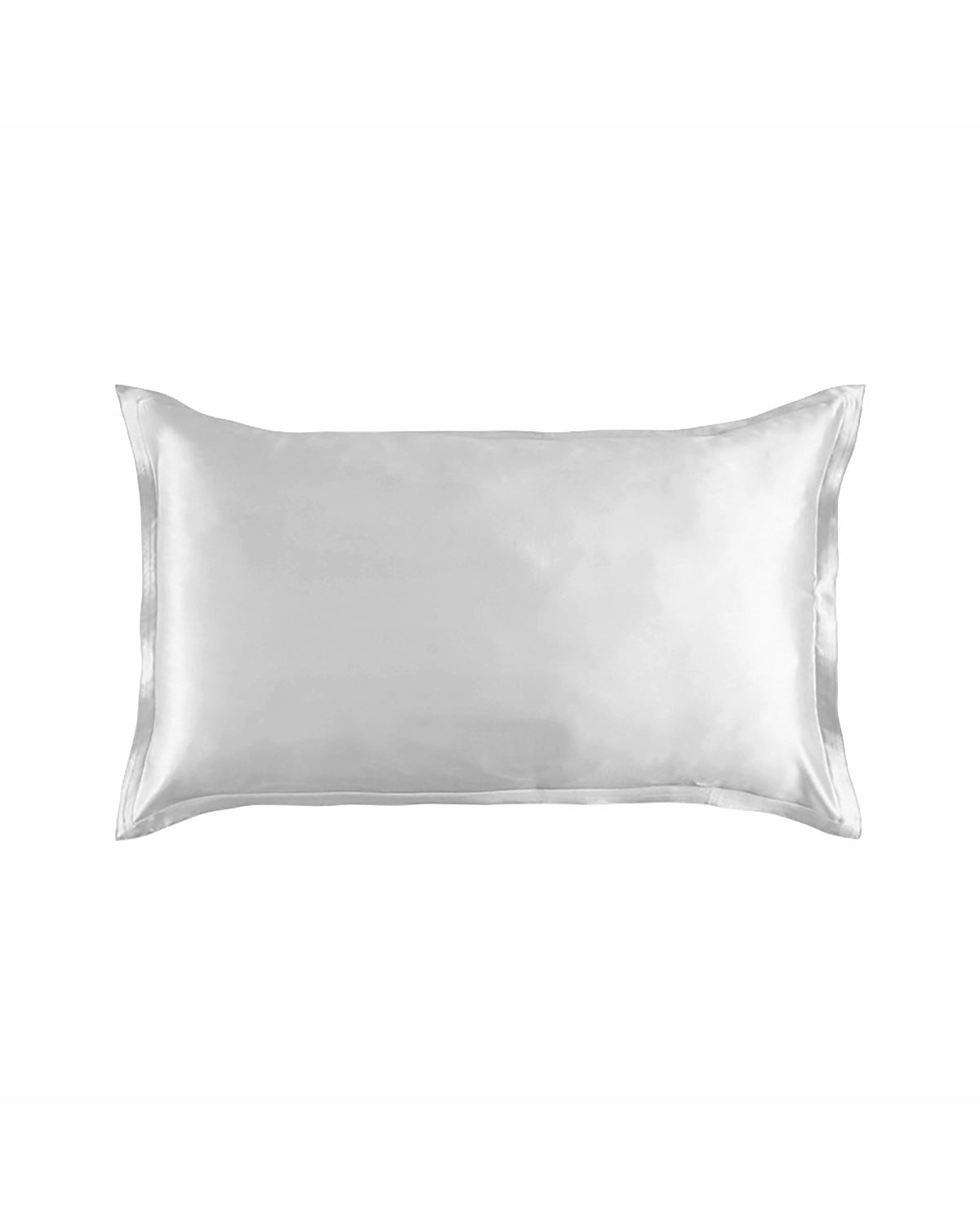 19 Momme Mulberry Silk Oxford Pillowcase, White