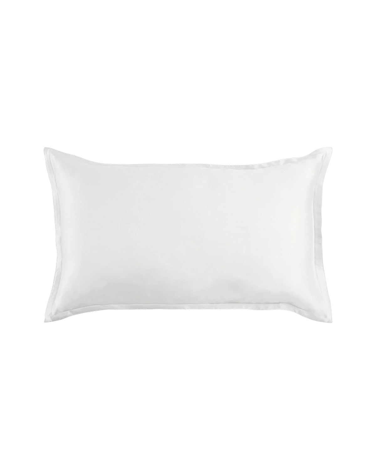19 Momme Mulberry Silk Oxford Pillowcase, White