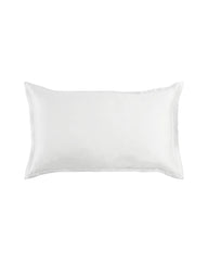 19 Momme Mulberry Silk Oxford Pillowcase, White