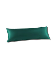 19 Momme Silk Body Pillowcase 20"x54", Dark Green