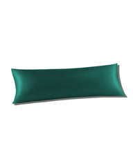 19 Momme Silk Body Pillowcase 20"x60", Dark Green