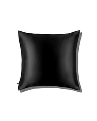 19 Momme Silk Euro Sham Pillowcase 31x31, Black