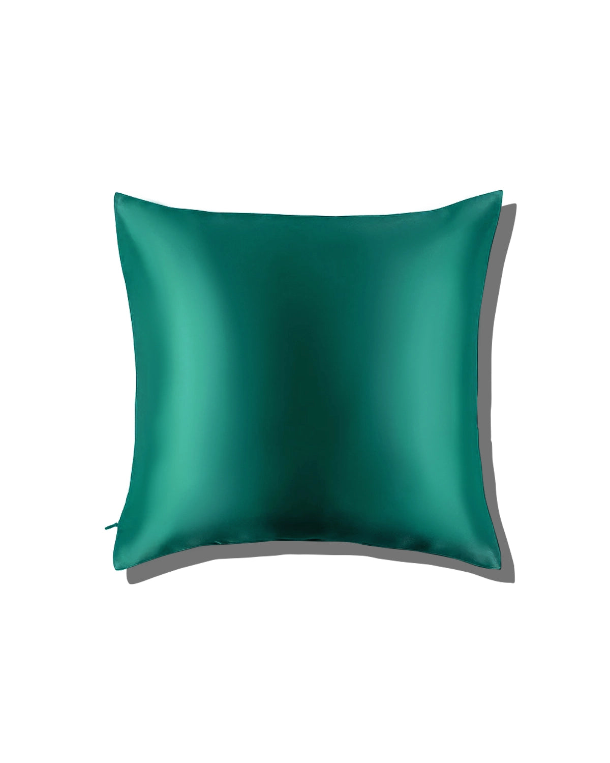 19 Momme Silk Euro Sham Pillowcase 31x31, Dark Green