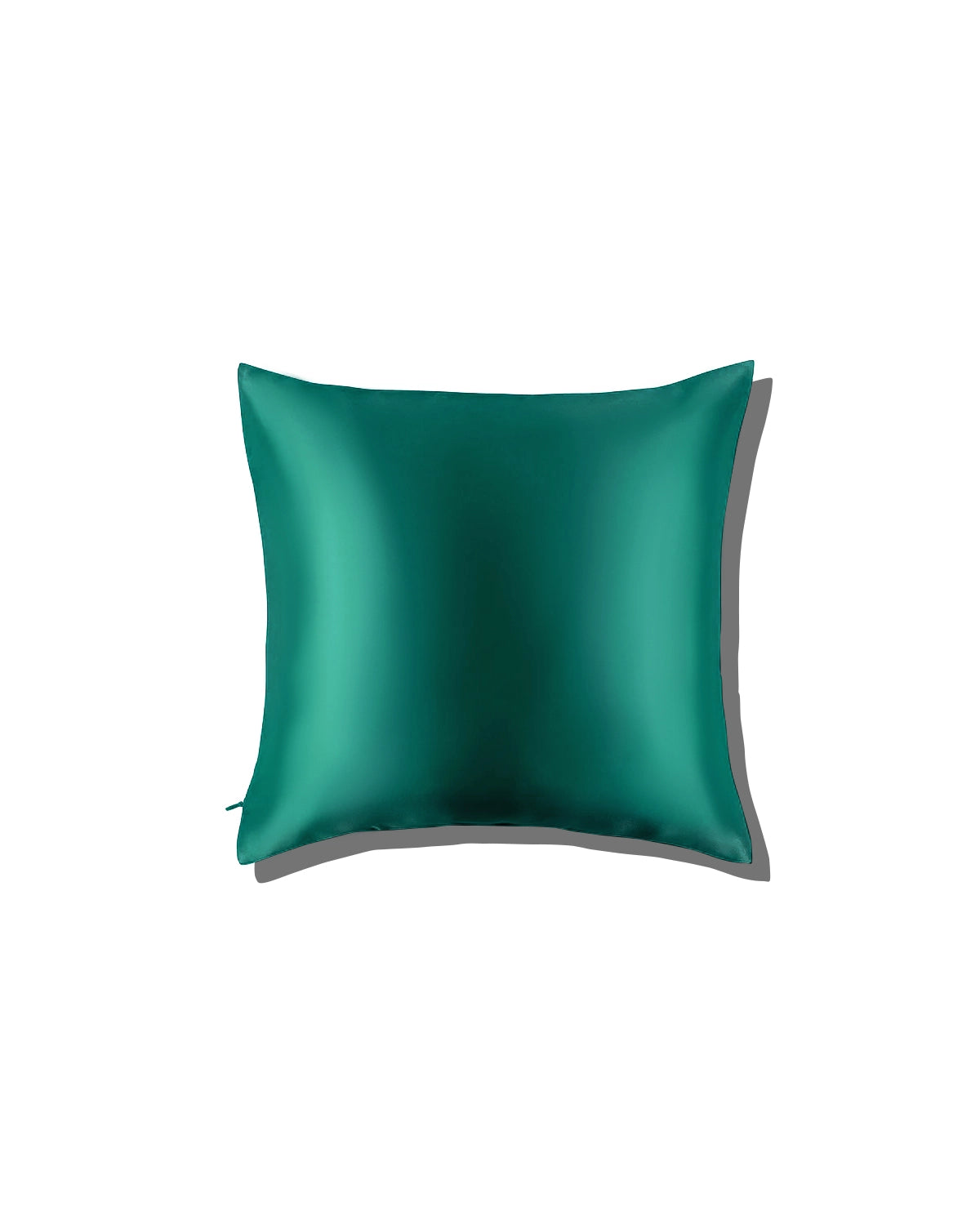 19 Momme Silk Euro Sham Pillowcase 26x26, Dark Green