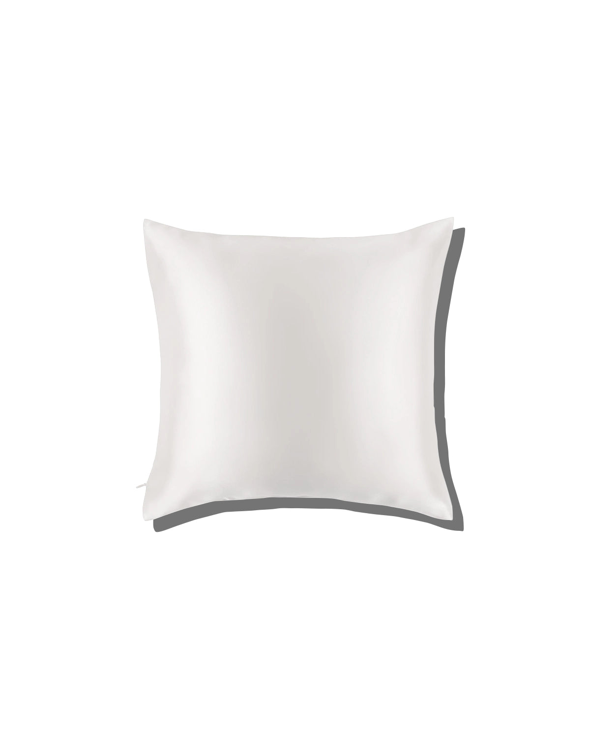 19 Momme Silk Euro Sham Pillowcase 26x26, White