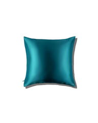 19 Momme Silk Euro Sham Pillowcase 26x26, Peacock Blue