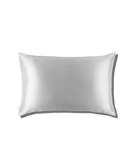 Zippered Single Sided Silk Pillowcase, Grey