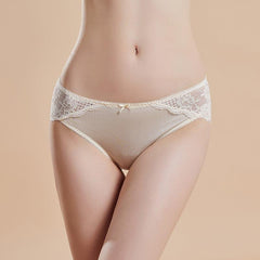 Sexy Lace Comfortable Silk Panties - Daisysilk