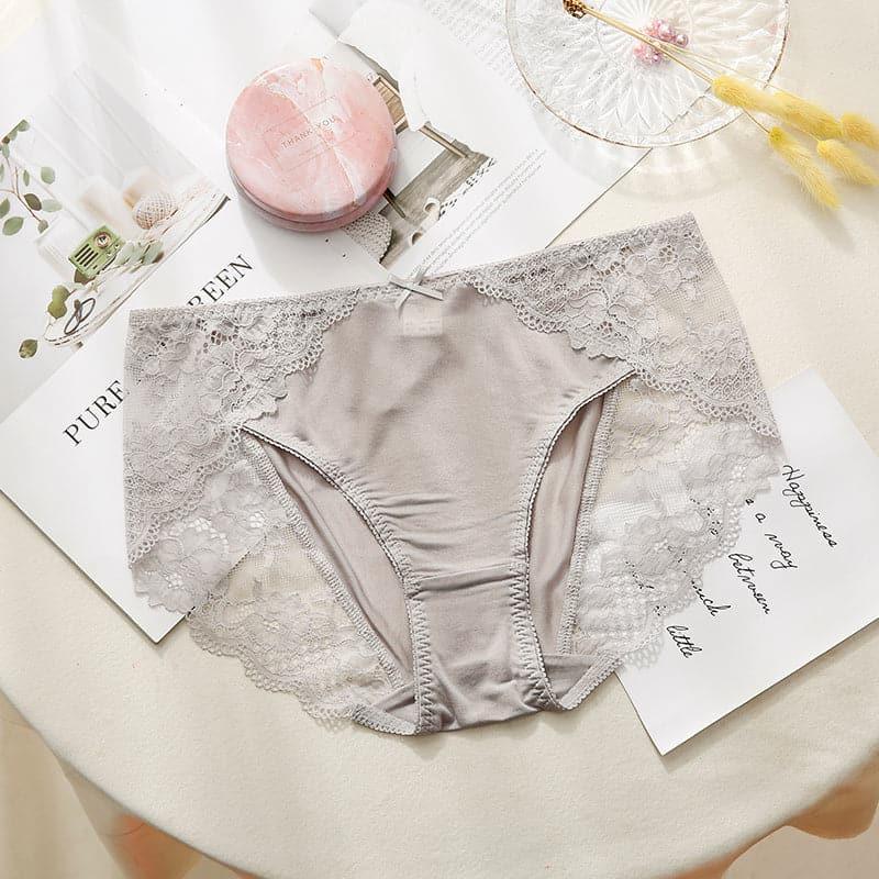 Sexy Lace Comfortable Silk Panties - Daisysilk