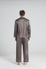 22 Momme Piping Silk Pajamas Set For Men