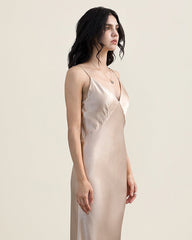 22 Momme Silk Nightgown Long Slip Dress