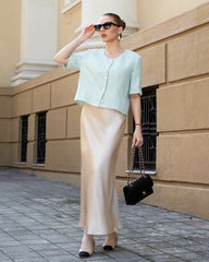 22 Momme Silk Maxi Skirt