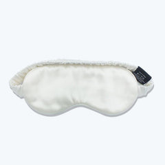 22 Momme Dry Eye Relief Eye Mask, White