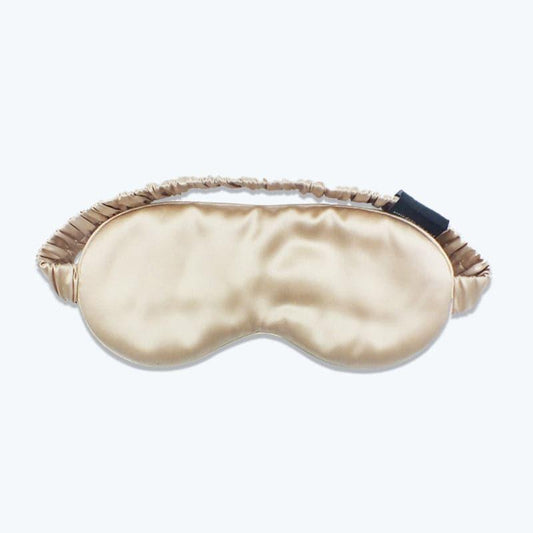22 Momme Dry Eye Relief Eye Mask, Gold
