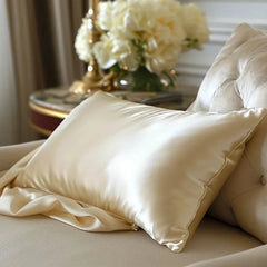 22 Momme Envelope Silk Pillowcase Champagne