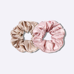 22 Momme Large Silk Hair Scrunchies 2PCS