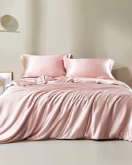 22 Momme Silk Duvet Cover, Pink