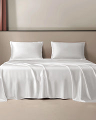 22 Momme Silk Flat Sheet, Ivory