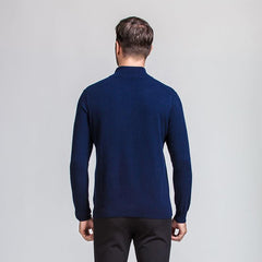 Men's Cashmere Quarter Zip Pullover