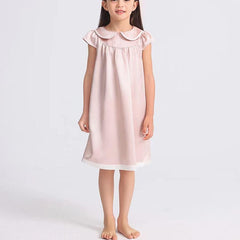 Kids Baby Girl Silk Nightgown