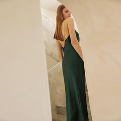 22 Momme Silk Long Dress Nightgown