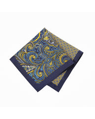 Golden Printed Patchwork Men's Classic Handkerchief