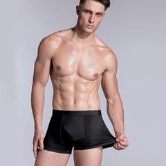 Men's Silk Boxer Briefs Underwear