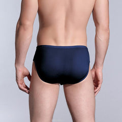 Men's Triangle Silk Boxer Briefs Underwear
