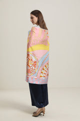 Fresh Pink Silk Scarf