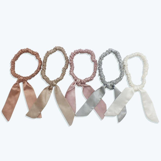 22 Momme Tail Elegant Silk Hair Bands