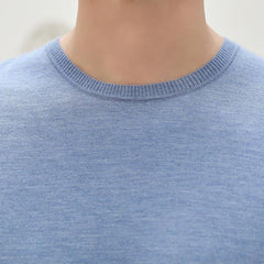 Short Sleeve Cashmere Sweater for Men