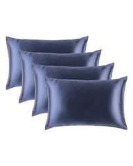 4PCS 19 Momme Silk Pillowcase with Hidden Zipper - DAISYSILK UK