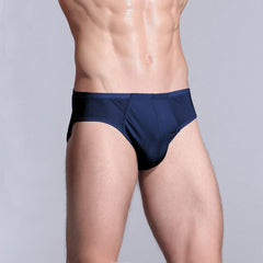 Men's Triangle Silk Boxer Briefs Underwear