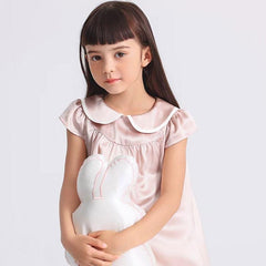 Kids Baby Girl Silk Nightgown