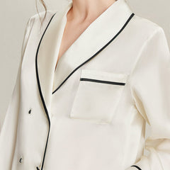 Double Breasted 22 Momme Silk Pajama Set
