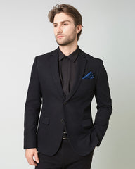 Dark-Toned Printed Men's Silk Handkerchief