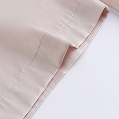 Women's Simple Casual Straight Leg Silk Sleep Night Pants